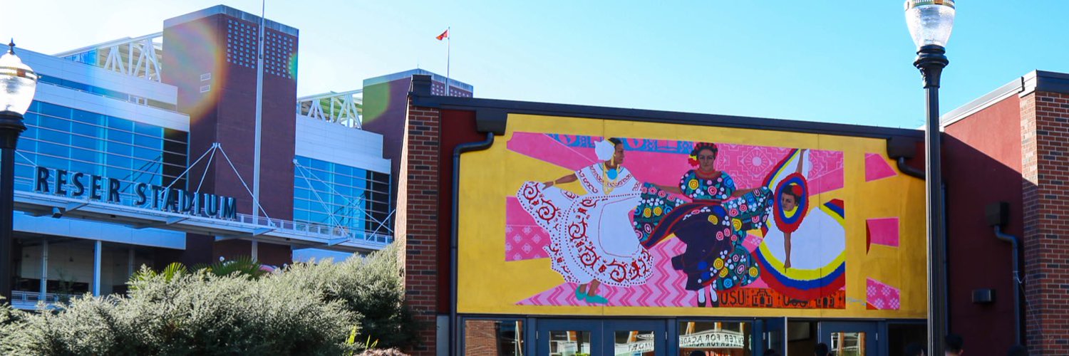 Mural outside Reser Stadium