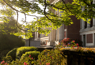 OSU Campus Building with trees