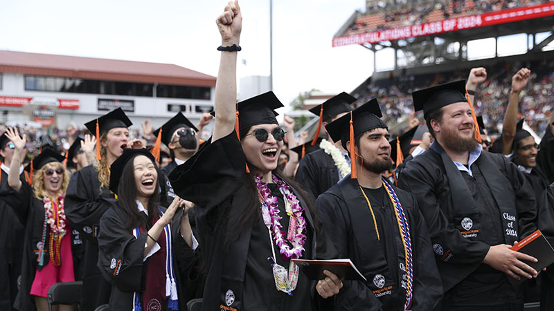 graduates New OSU graduates celebrating