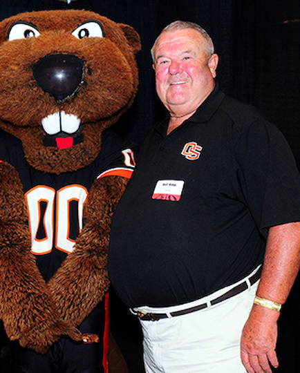 Bert Babb with Benny at OSU