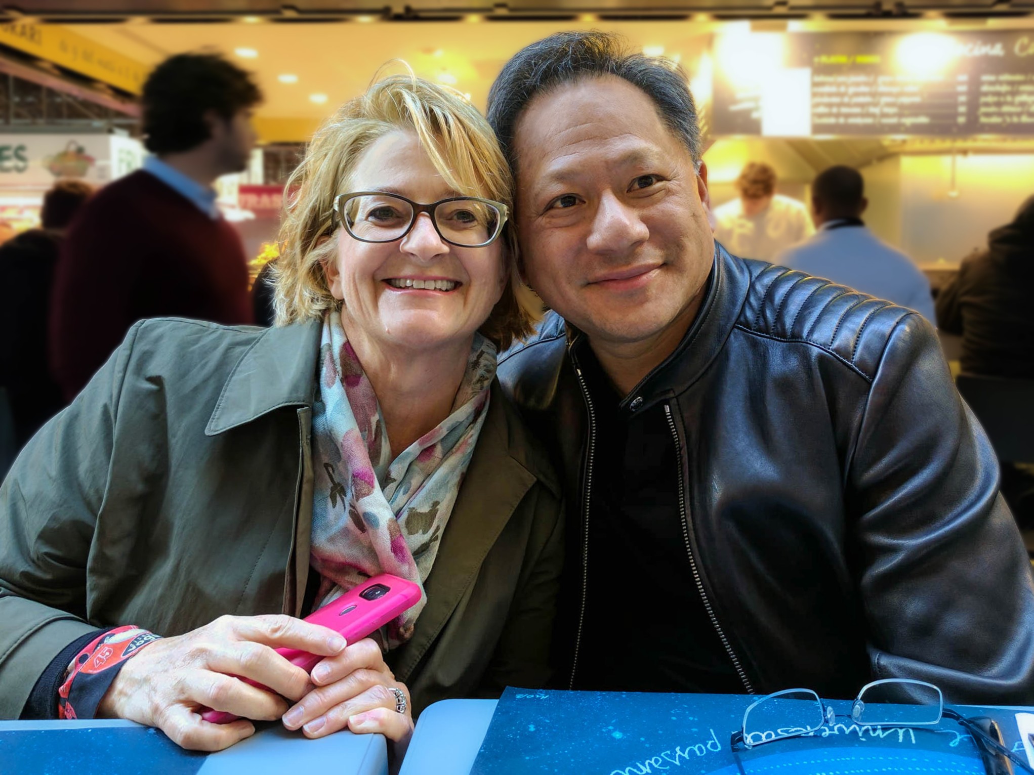 Jen-Hsun Huang and Lori Huang