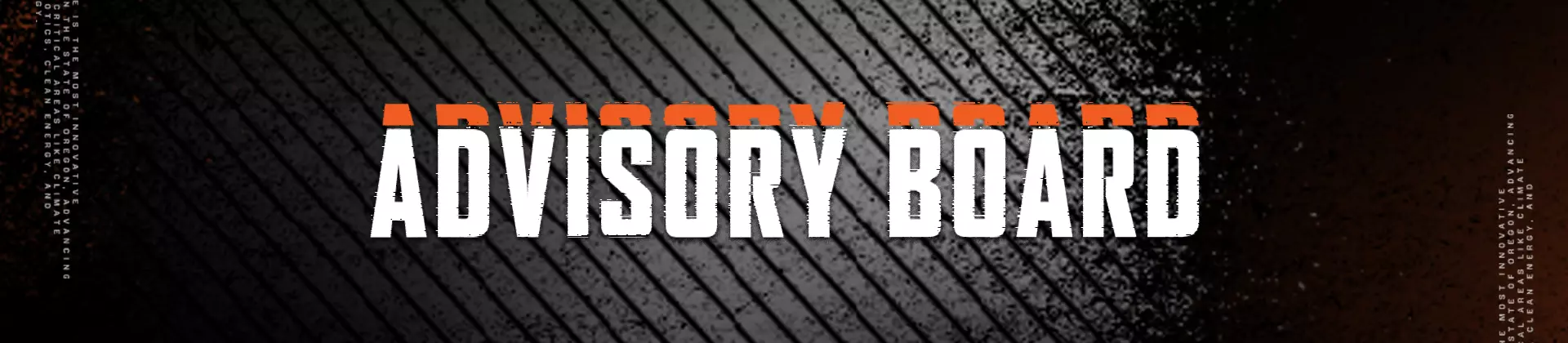 Advisory board subtitle