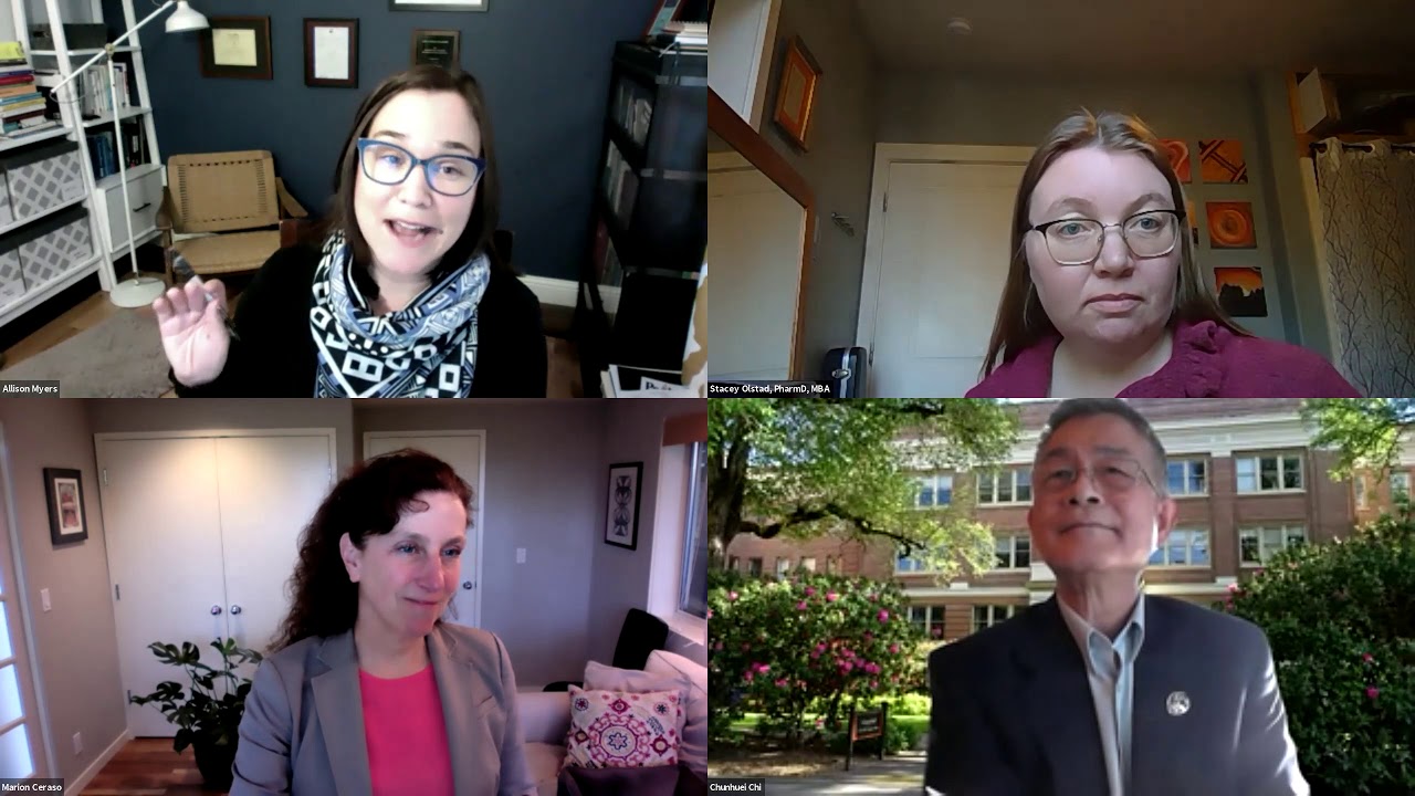 Zoom meeting of vaccinations talks