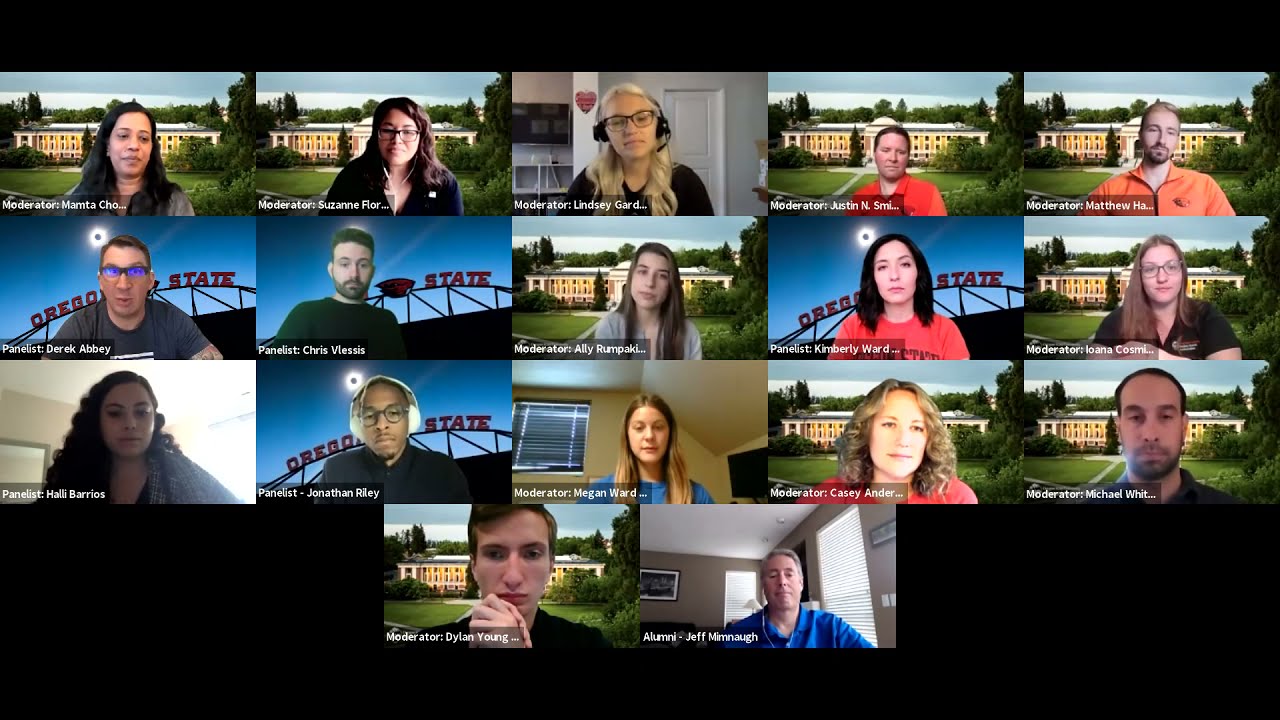 Screen shot of zoom meeting for Winner Experts