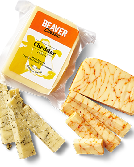 package of Beaver Classic cheese